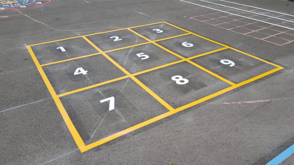 Number Games & Grids Playground Markings