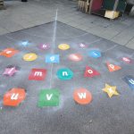 Letter Games Playground Markings