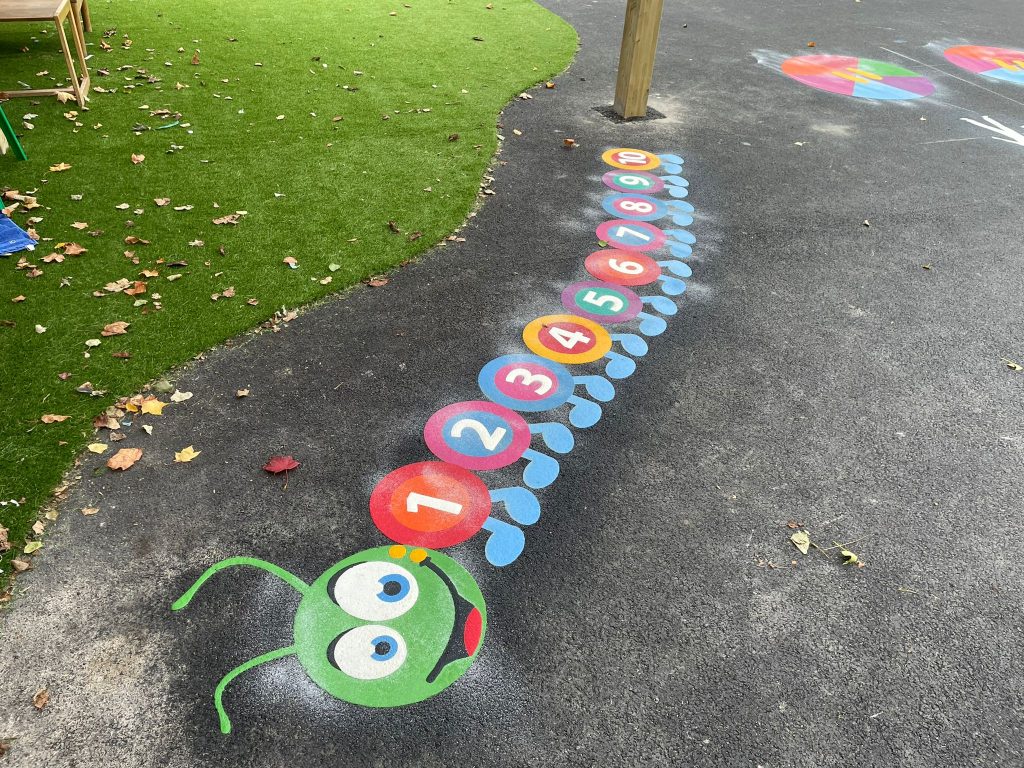 Number Games & Grids Playground Markings