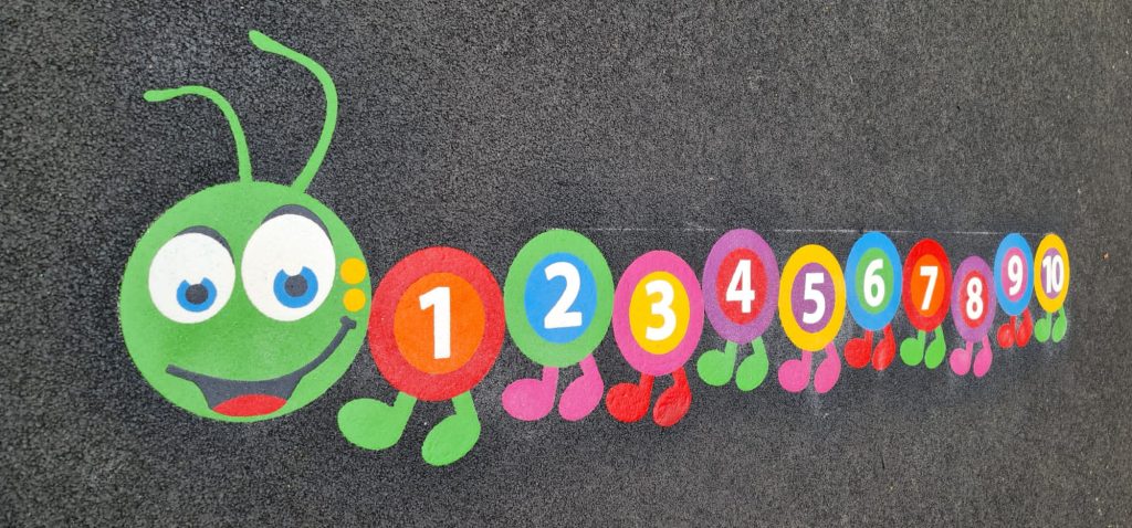 Number Games & Grids Playground Markings