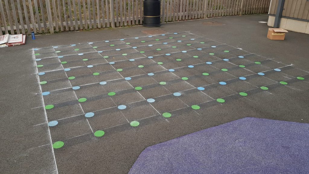 Number Games & Grids Playground Markings