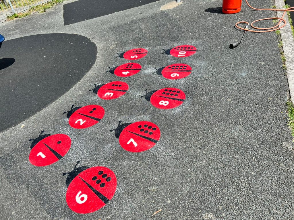 Number Games & Grids Playground Markings