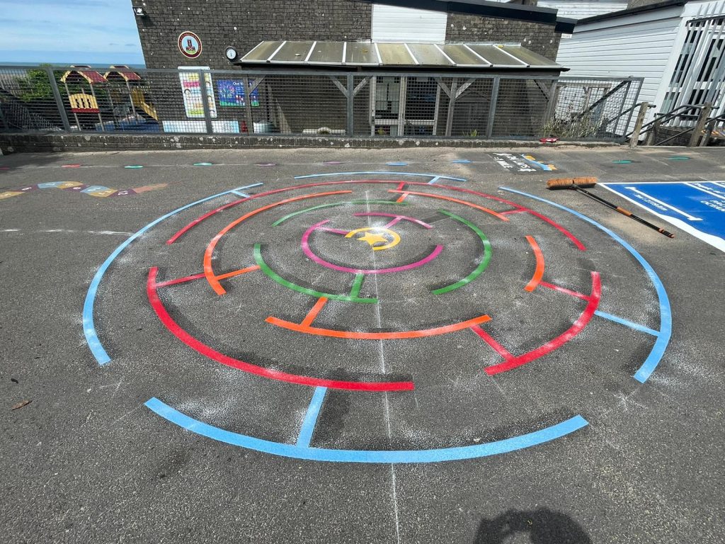 Maze Playground Markings