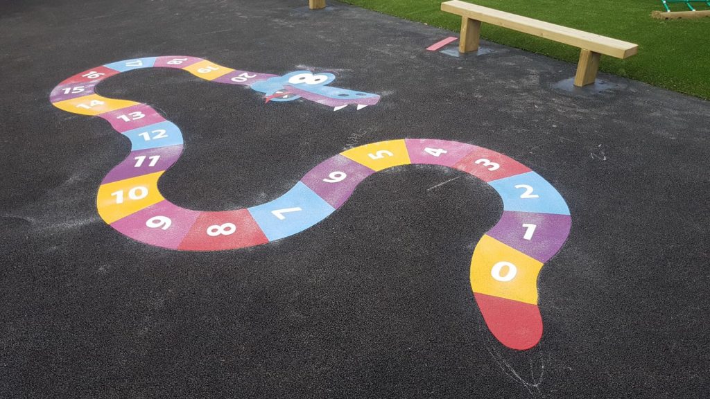 Number Games & Grids Playground Markings