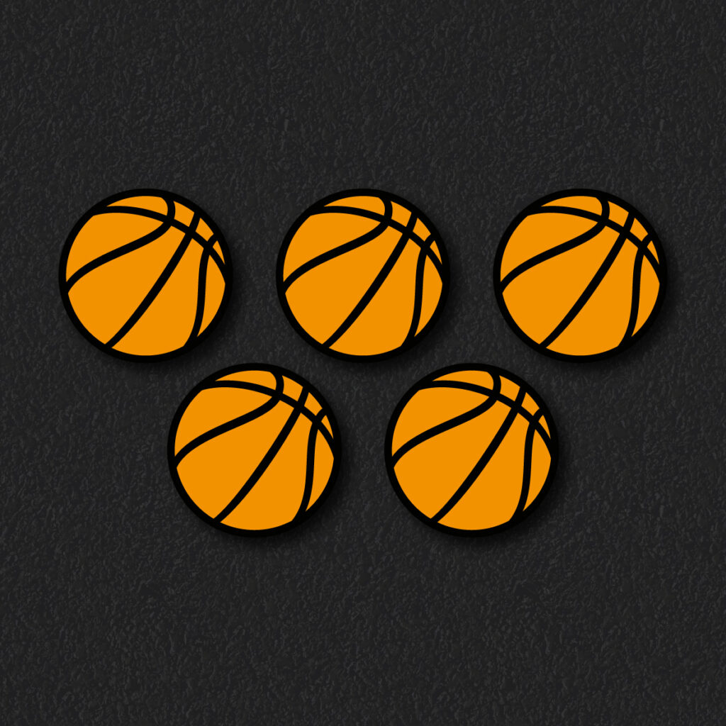 x5 Basketball Shooting Spots